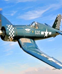 Vought F4U Corsair paint by numbers