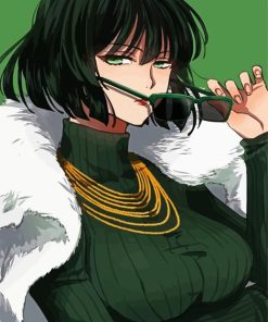 Beautiful Fubuki Anime paint by numbers