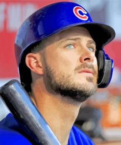 Handsome Kris Bryant Player paint by numbers