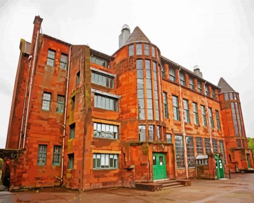 Glasgow School Museum paint by numbers