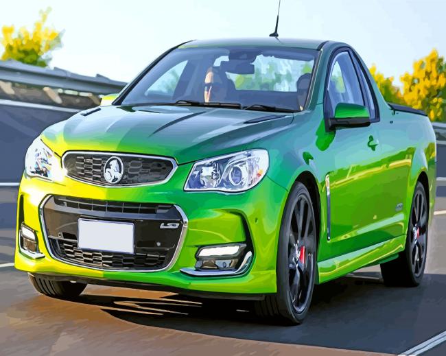 Aesthetic Holden Car paint by numbers