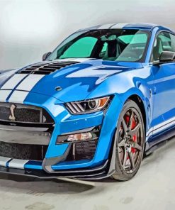 Aesthetic Ford Shelby GT500 Car paint by numbers