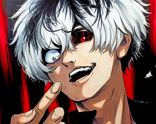 Haise Sasaki Japanese Anime paint by numbers