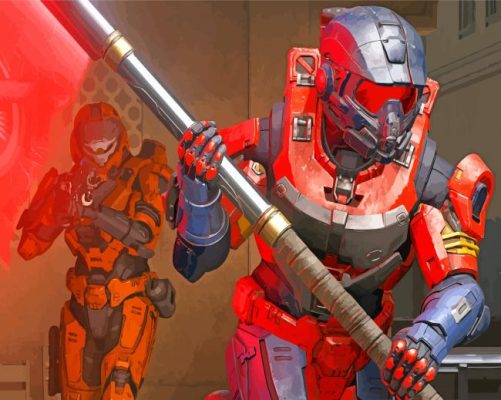 Halo Infinite paint by numbers