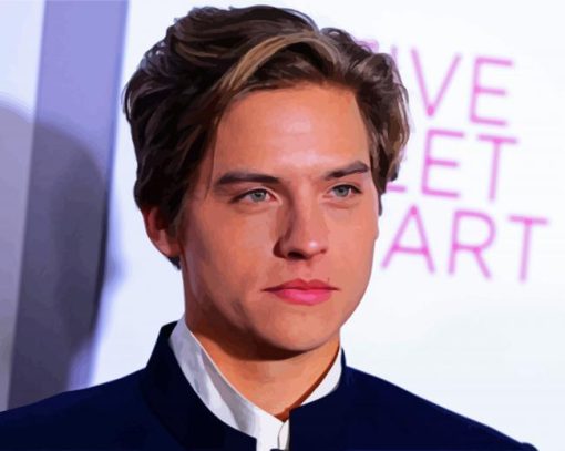 Dylan Sprouse American Actor paint by numbers