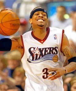 Happy Allen Ezail Iverson paint by numbers