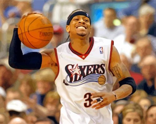 Happy Allen Ezail Iverson paint by numbers