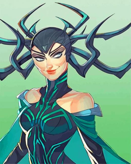 Hela Illustration Art paint by numbers