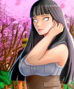 Hinata Hyuga Character paint by numbers