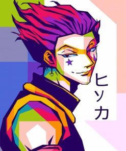 Hisoka Pop Art paint by numbers