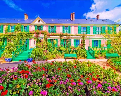 House Of Monet Giverny paint by numbers