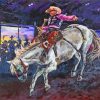 Houston Rodeo Art paint by numbers