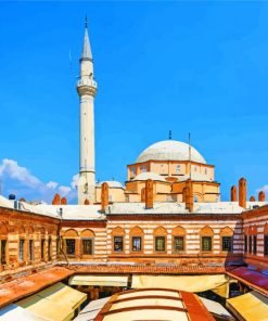 Izmik Hisar Mosque paint by numbers