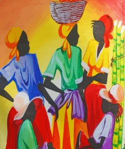 Black Jamaicans Ladies paint by numbers