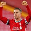 Liverpool Player Jordan Henderson paint by numbers