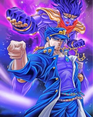 Jojo Bizzare Adventure Characters paint by numbers