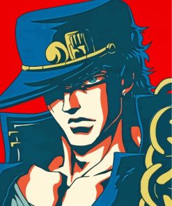 Jotaro Kujo Character paint by numbers