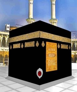 Beautiful Kaaba Saudi Arabia paint by numbers