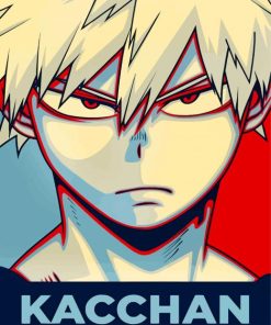 Katsuki Bakugo Illustration paint by numbers