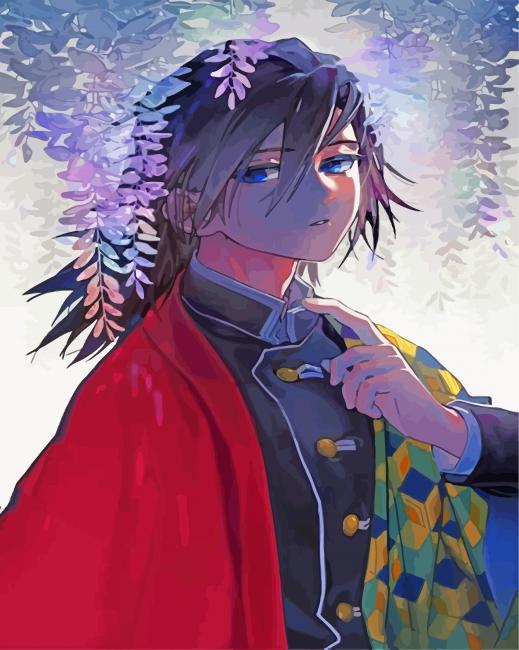Giyu Tomioka Character paint by numbers