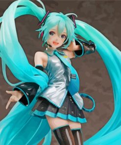 Pretty Miku Hatsune paint by numbers