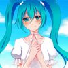 Cute Miku Hatsune Anime paint by numbers