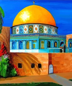 Al Aqsa Mosque Palestine paint by numbers