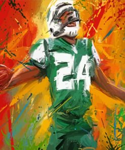 New York Jets Player Art paint by numbers