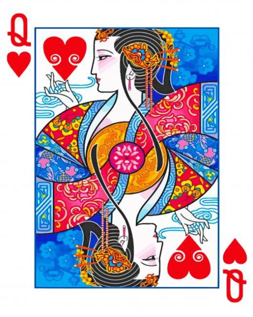 Queen Chinese Card paint by numbers