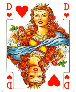 Queen Of Hearts Card paint by numbers