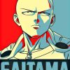 Saitama Illustration Poster paint by numbers