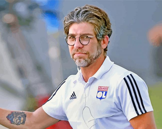 The Brazilian Juninho Pernambucano paint by numbers