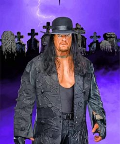 WWE The Undertaker paint by numbers