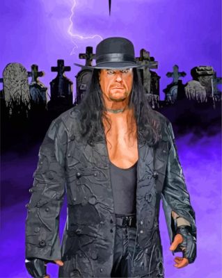 WWE The Undertaker paint by numbers