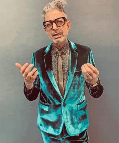 The American Actor Goldblum paint by numbers