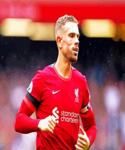 Football Player Jordan Henderson paint by numbers