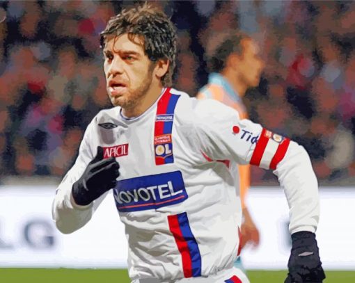 Juninho Pernambucano Player paint by numbers