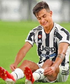 Paulo Dybala Juventus paint by numbers