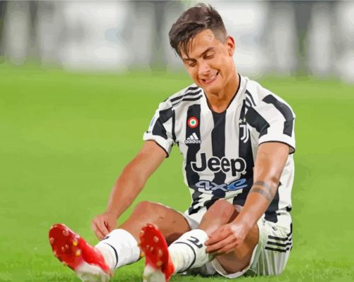 Paulo Dybala Juventus paint by numbers