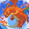 Pokemon Charizard Character paint by numbers