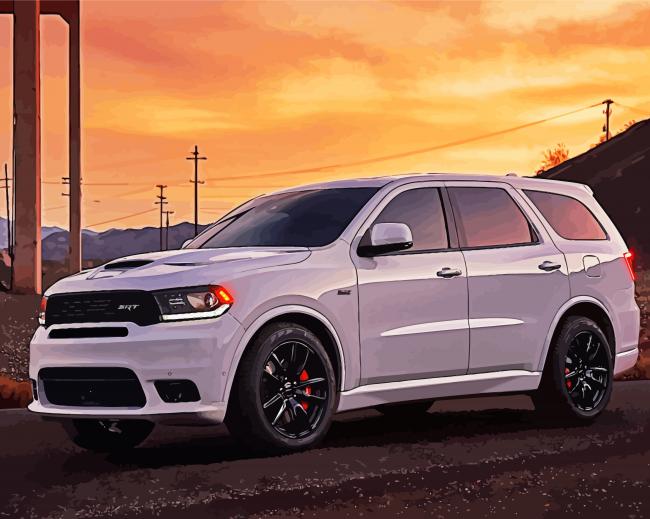 Dodge Durango Car paint by numbers