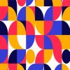 Colorful Abstract Pattern paint by numbers