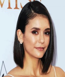 Nina Dobrev Actress paint by numbers