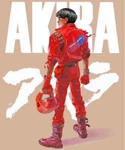 Kaneda Shotaro Poster paint by numbers