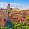Alhambra Palace Andalusia paint by numbers