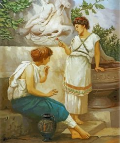 Ancient Greece Women paint by numbers