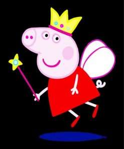 Angel Peppa Pig paint by numbers