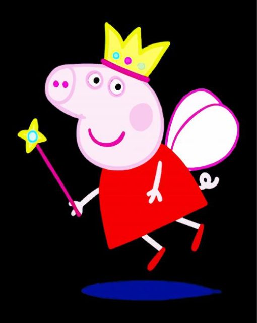 Angel Peppa Pig paint by numbers