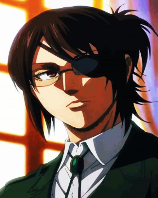 Hanji Zoe Anime Girl paint by numbers