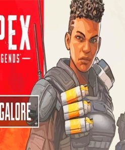 Bangalore Apex Legends paint by numbers